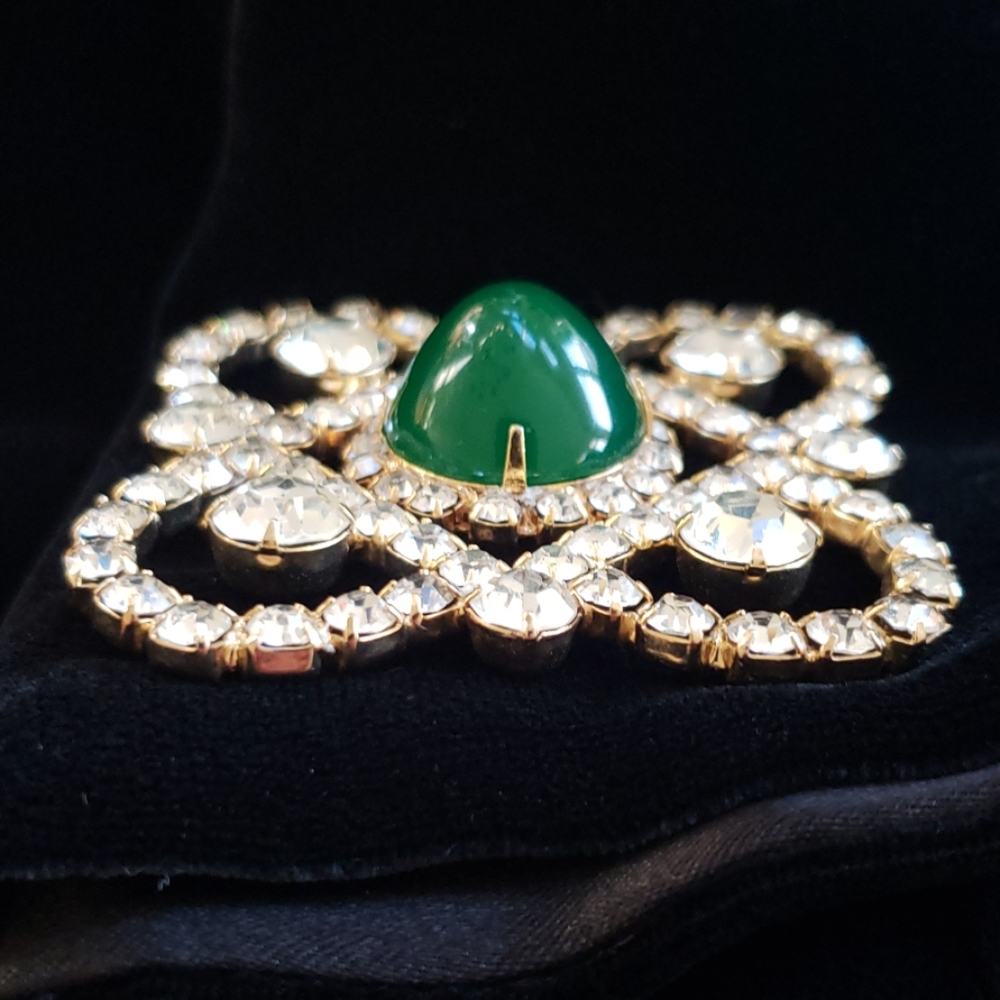 Stunning VTG rhinestone brooch - Picture 2 of 6